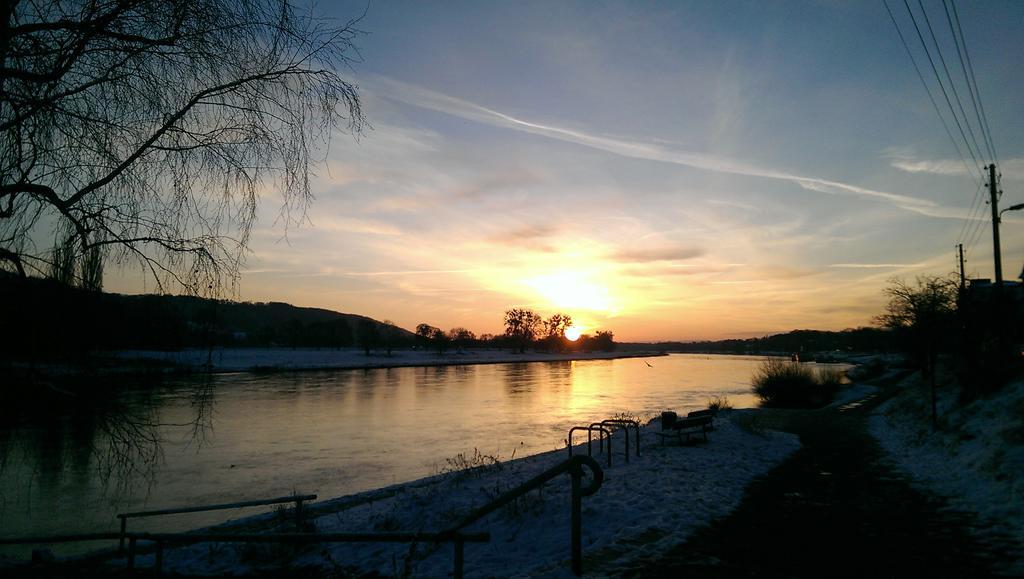 Ferienwohnung An Der Elbe Dresde Habitación foto